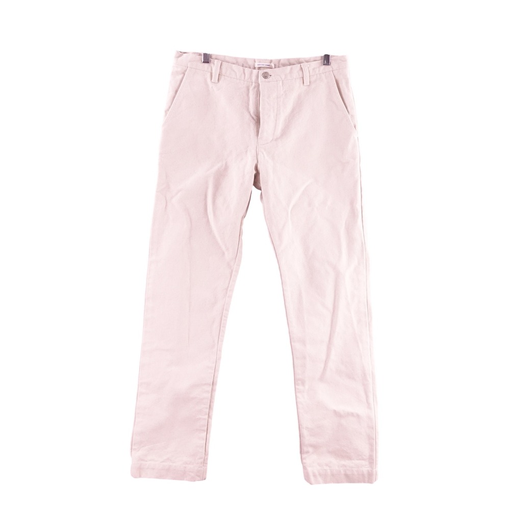 Industry of All Nations Organic Cotton Pants Mens 32 Unbleached Undyed Cream